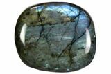 Flashy, Polished Labradorite Pebble - Madagascar #105888-1